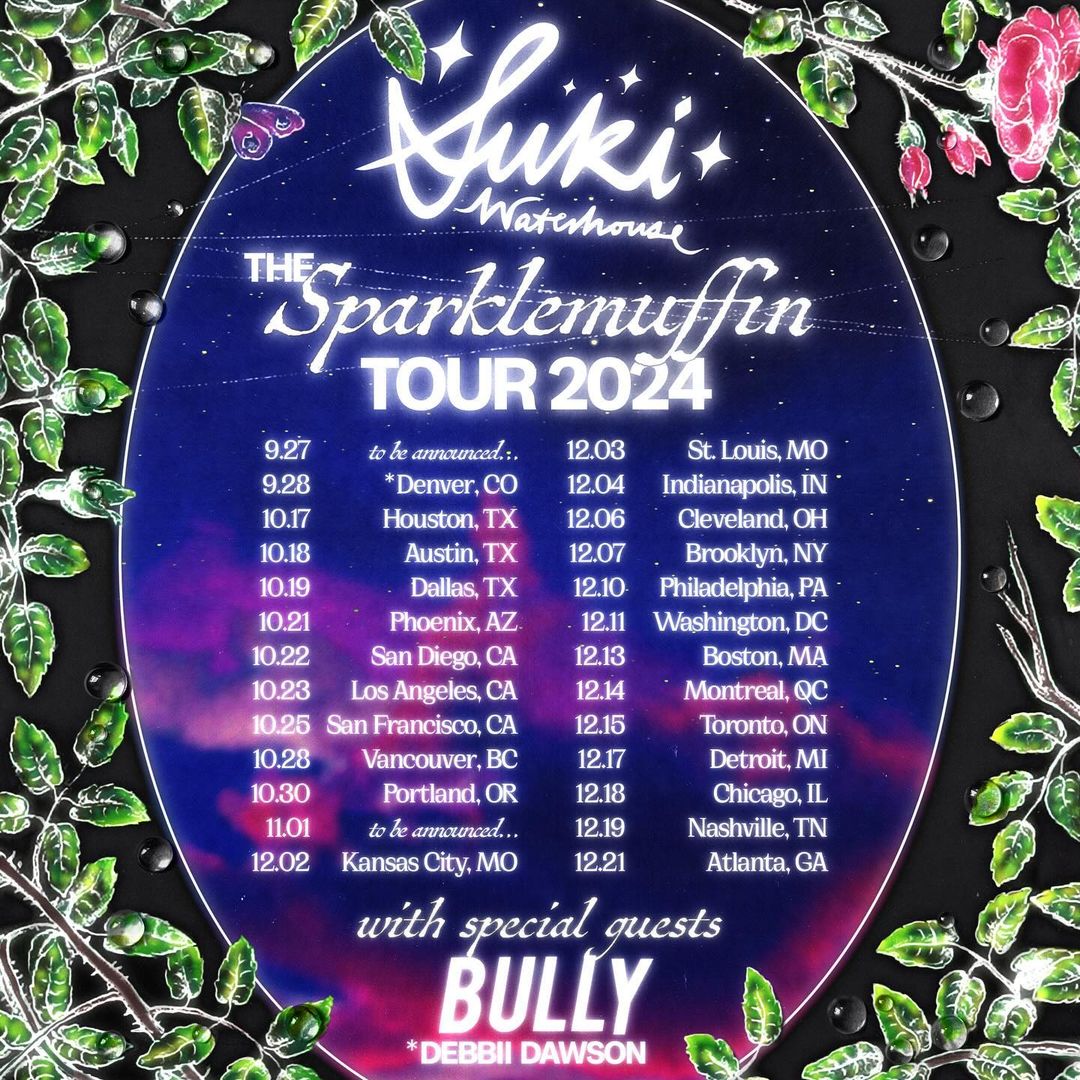 Bully's tweet image. I love tour :) can’t wait to join @sukiwaterhouse ❤️ coming soon to your local Waffle House 🧇 10atoms.com/Bully-Tour

📸 Bobbi Rich