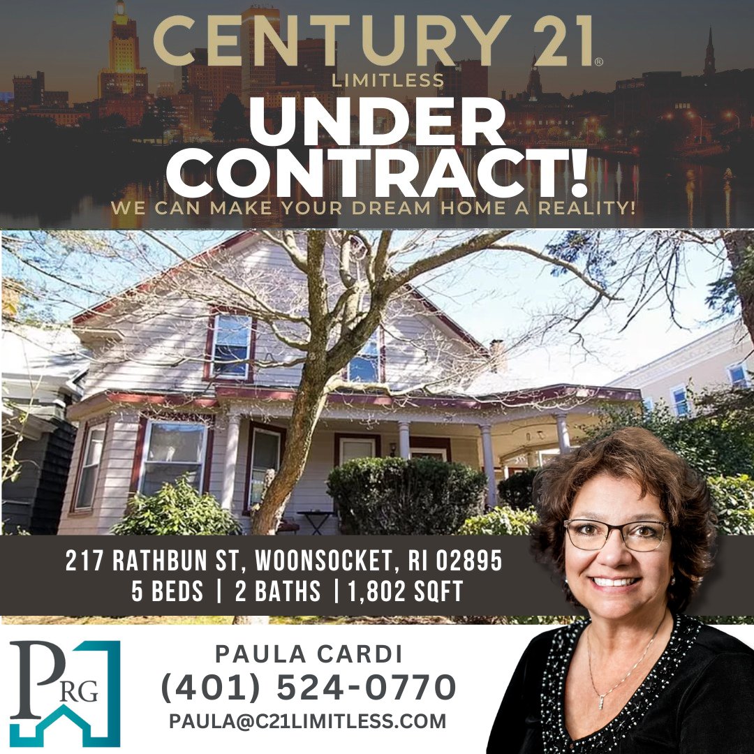 Our client just secured their dream home at 217 Rathbun St, Woonsocket, RI 02895—it's now officially under contract! 🥳  If you're searching for your perfect home, let's chat and find you a great place too. #WoonsocketRealEstate #UnderContract
