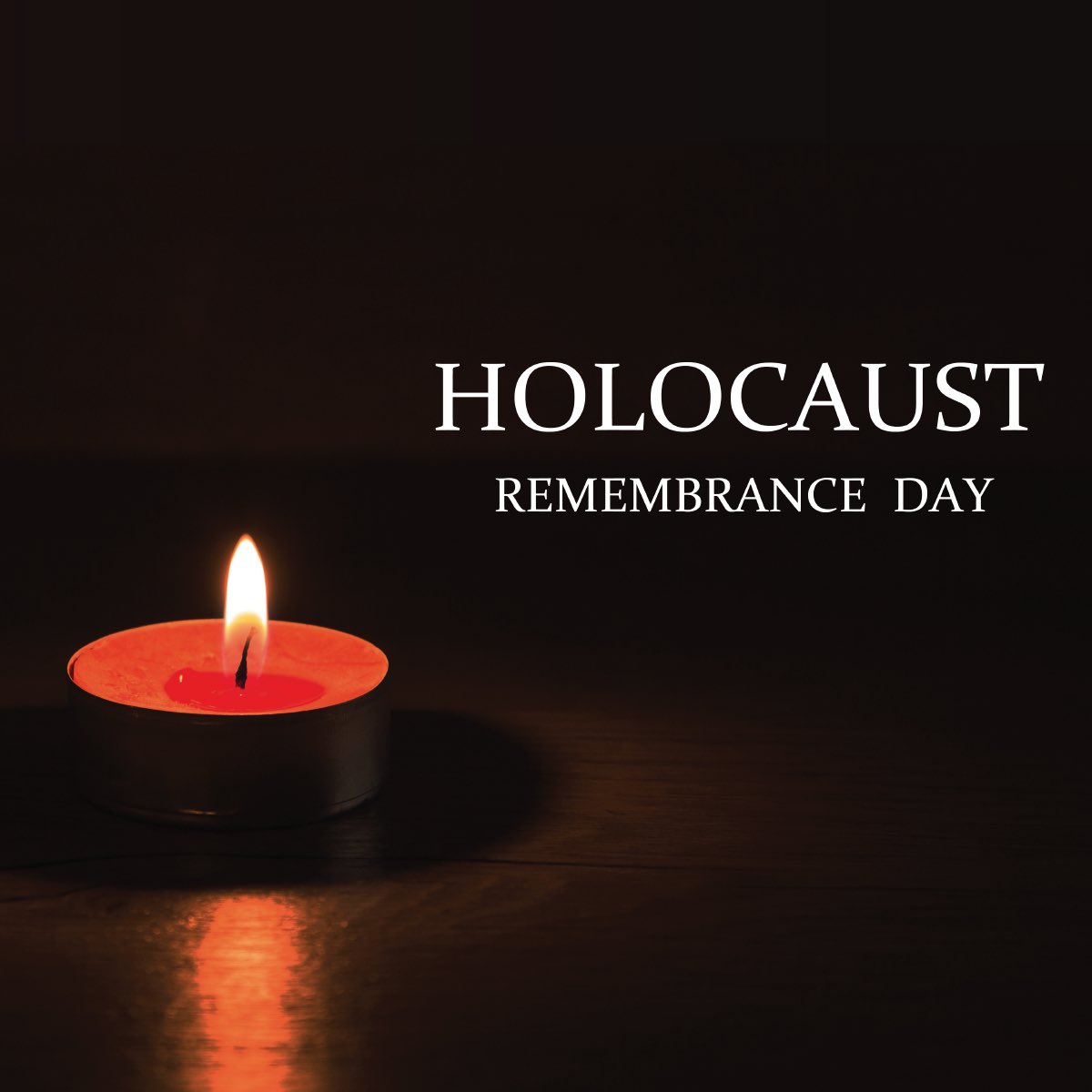 Today, we remember the millions of Jewish lives lost during the horrors of the Holocaust. We must honor the victims, learn from the past, and ensure that this never happens again.