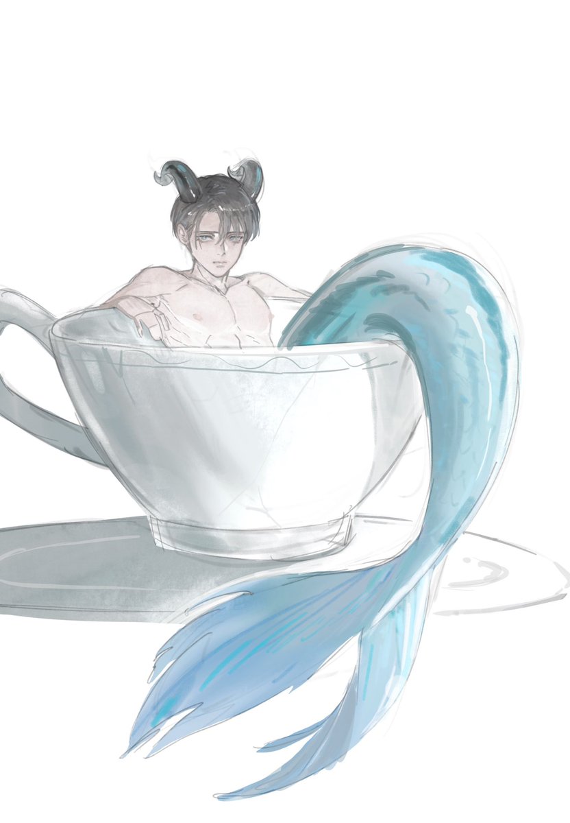 #Levi 
A cup of 🐟.