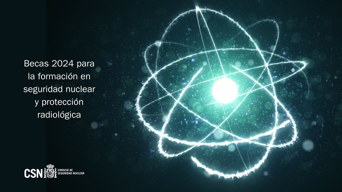 📣📣 El @CSN_es convoca 6️⃣ becas de hasta 2 años de duración para formación en #SeguridadNuclear y #ProteccionRadiologica Podéis inscribiros hasta el 31 de mayo 📆 👉🏼 csn.es/noticias-csn/2…