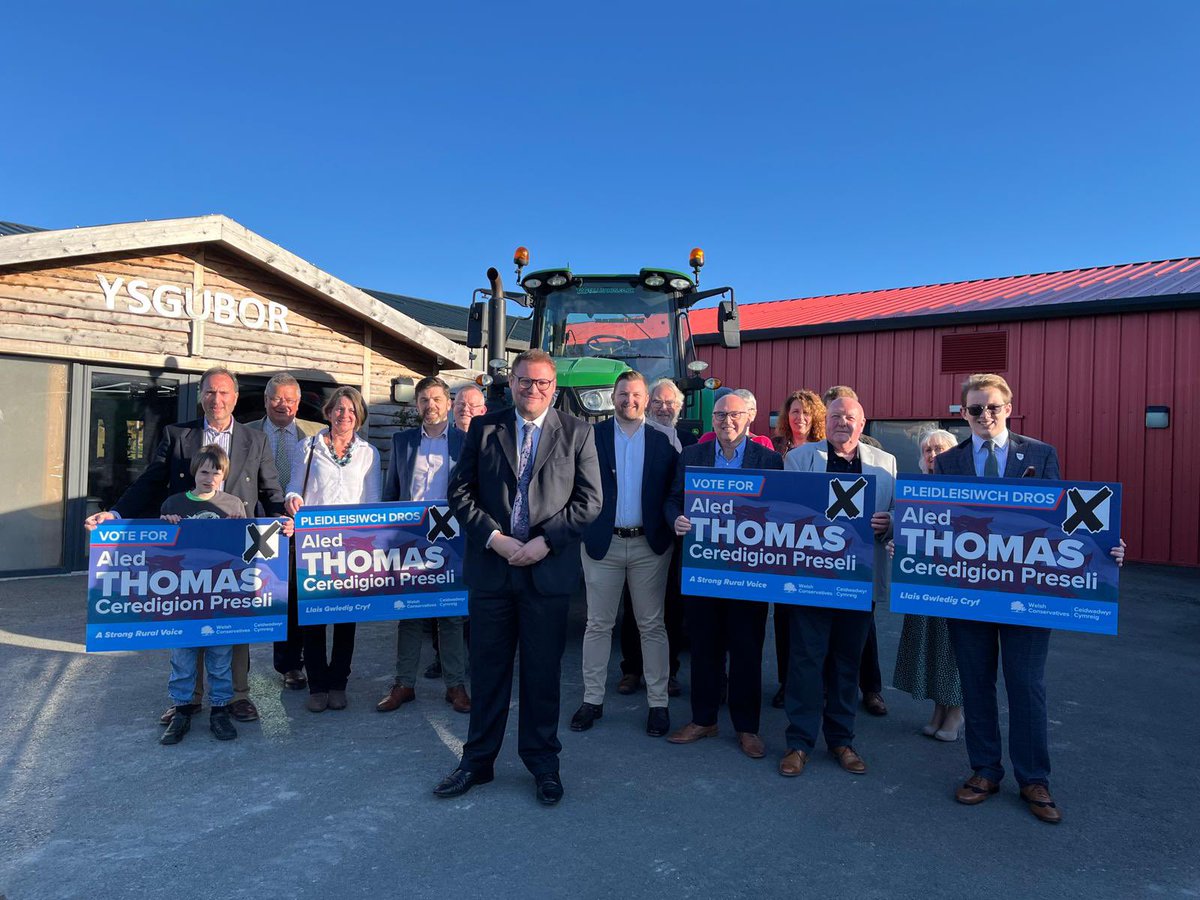 🇬🇧 Campaign Officially Launched ✅ 🚀 

It’s an honour to be able to represent the @WelshConserv in the Ceredigion Preseli constituency at the next general election, an area that I hold dear to my heart.