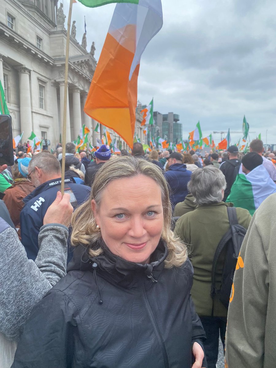 Absolutely massive crowd at the protest today, the people of Ireland are not happy with the way the Country is being run. I’m guessing there was around 10,000 people there.