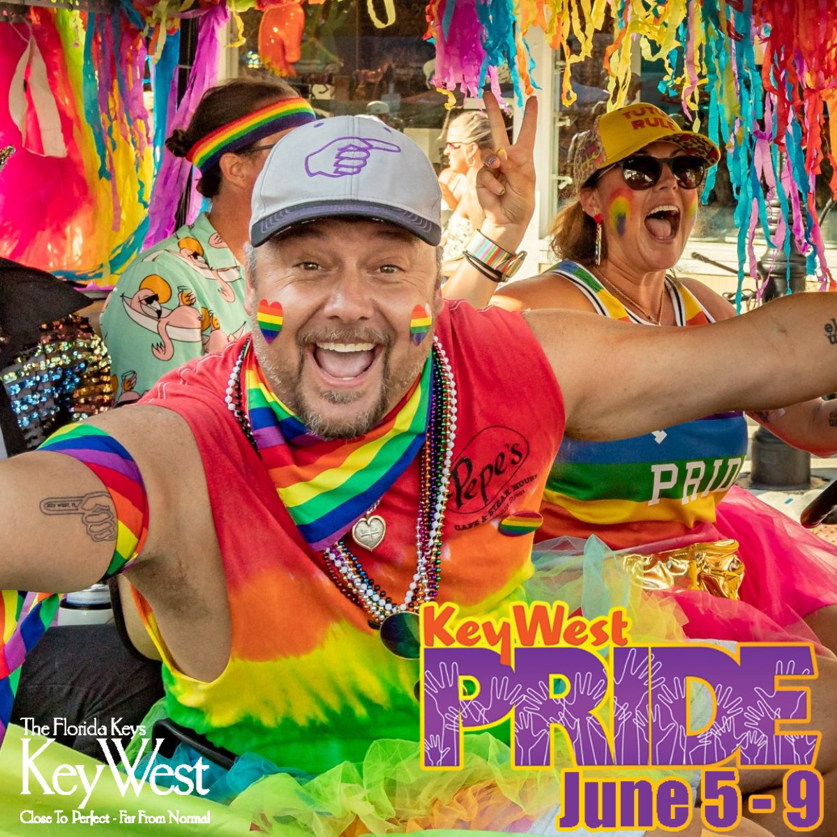 Only one month till Key West Pride!! 🏳️‍🌈💕🤩 Click here for the full schedule! bit.ly/3IElPkt