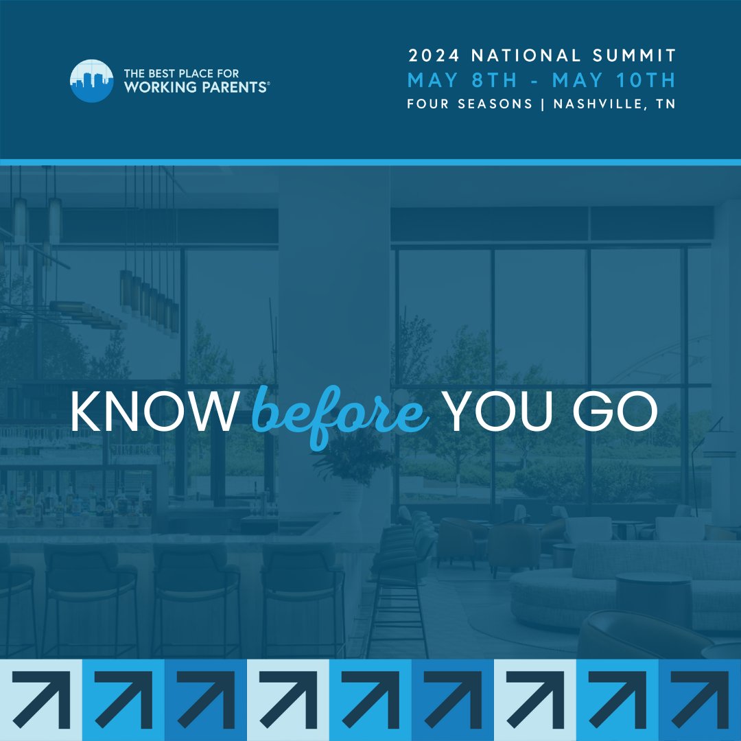 We can’t wait to welcome you to the 3rd Annual BP4WP National Summit in Nashville, TN, this week!  Thank you for your commitment to implementing family-friendly practices that are elevating excellence for employees, families, & businesses across the country.