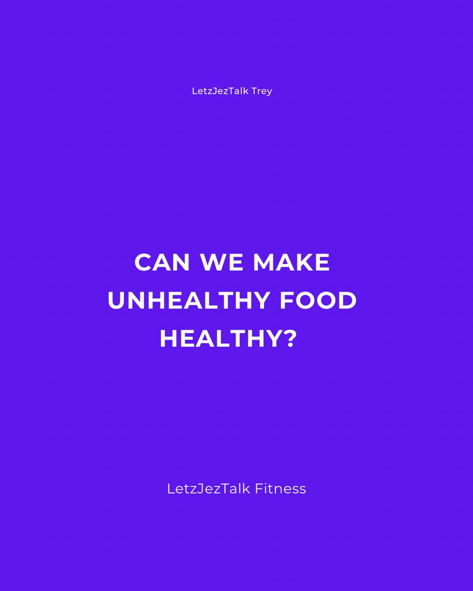 Turning unhealthy food healthy 

#fitness #podcast #interview  #fitnesstips #health #healthylifestyle #letzjeztalktrey #fitnessmotivation #letzjeztalk #letzjeztalkfitness #food