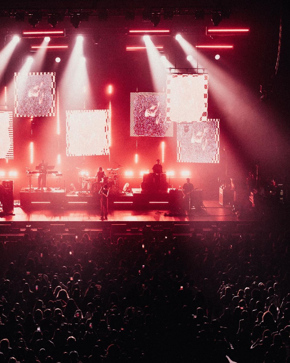 Louis photographed onstage for #FaithInTheFutureSanJuan. 📸: Joshua Halling