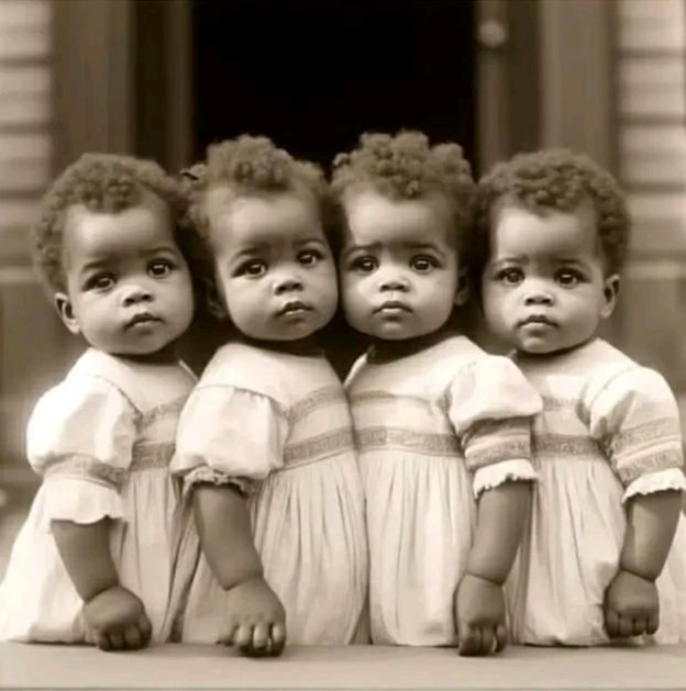 Quadruplets from the 1930s. A Beautiful People We Are 🖤