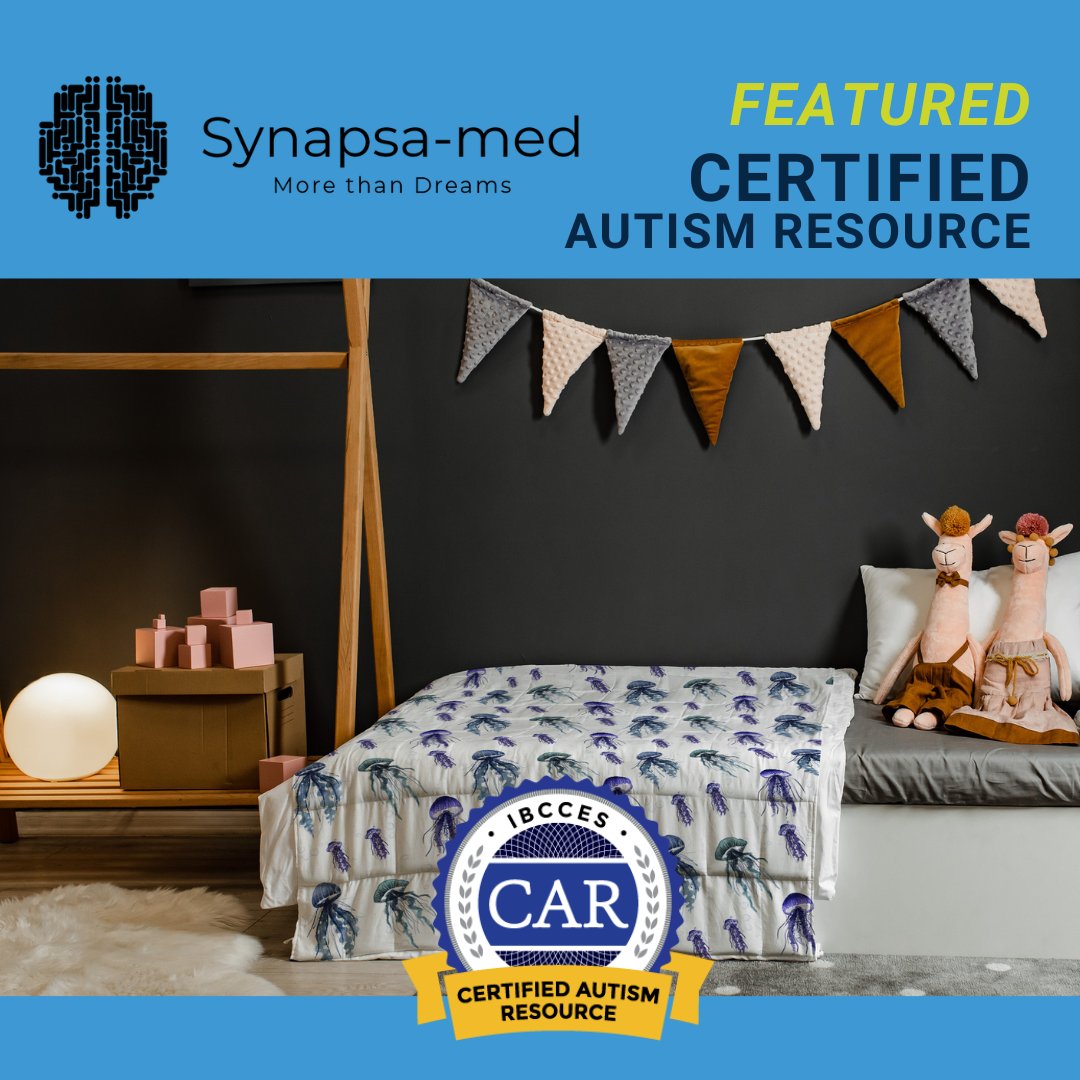 Introducing IBCCES' newest Certified Autism Resource: Synapsa-Med sp. z o.o! It offers a range of sensory weighted products, including blankets for children and adults, as well as vests and collars. To learn more about Synapsa-Med, visit bit.ly/4cqQcbI.