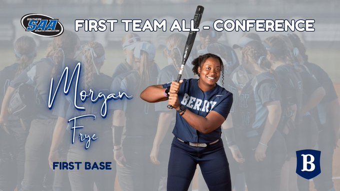 Morgan Frye SAA All-Conference First Team - First Base