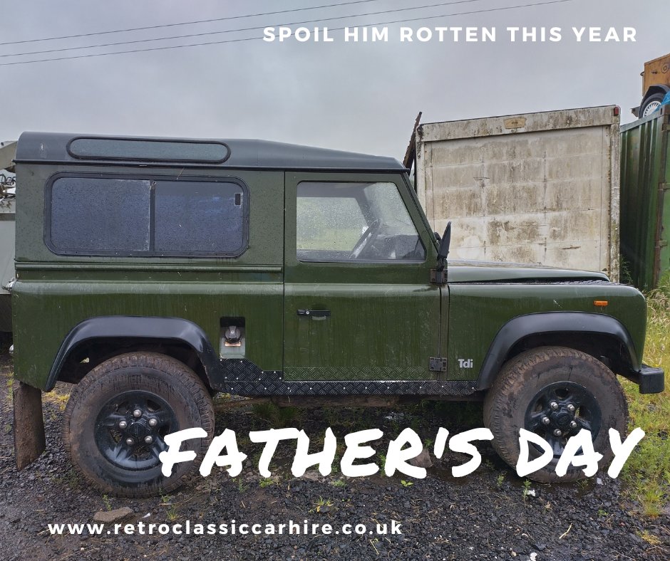 It’s #Fathersday next month 
 
Give Dad a great day out with retroclassiccarhire.co.uk in a classic #Landrover – ideal for exploring the Trossachs!