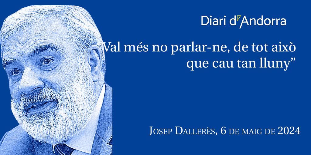 Diari d'Andorra (@diariandorra) on Twitter photo Com un calaix de sastre? | La columna d'opinió d'avui de Josep Dallerès a #lesSetClaus <a href="/josepdalleres/">DALLERÈS JOSEP</a> buff.ly/4dlFCn3 Com un calaix de sastre? | La columna d'opinió d'avui de Josep Dallerès a #lesSetClaus <a href="/josepdalleres/">DALLERÈS JOSEP</a> buff.ly/4dlFCn3