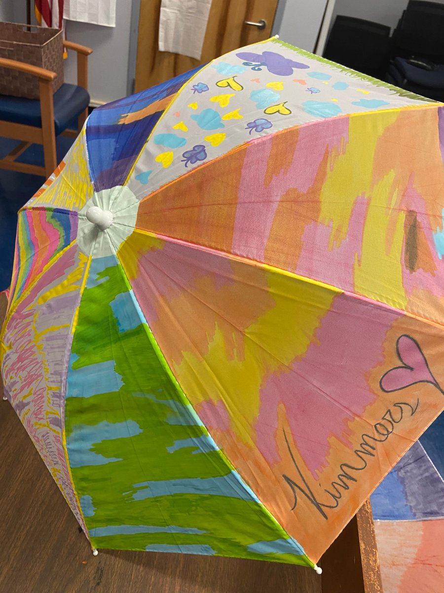 Some photos from the DIY Painting Parasols Class. Visit palparklibrary.org for this month's programs for adults. #bccls #palisadesparknj #bcclsunited #palisadesparkpubliclibary #bcclslibraries #followbccls 
(Post 1)