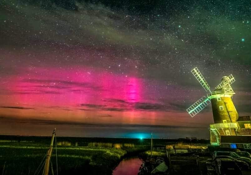 6 Mayıs 2024 Norfolk Doğu İngiltere 🇬🇧
Aurora Borealis 
📸  Christopher Dean