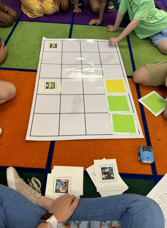 BrevardEdTech's tweet image. Viera Elementary Kindergarten Math Enrichment in Ms. Hasker's class used the Sphero indi cars to "drive" to the correct answer using color coding mats. The students have been studying measurement and put their knowledge skills to good use and had a blast doing it! #brevardedtech