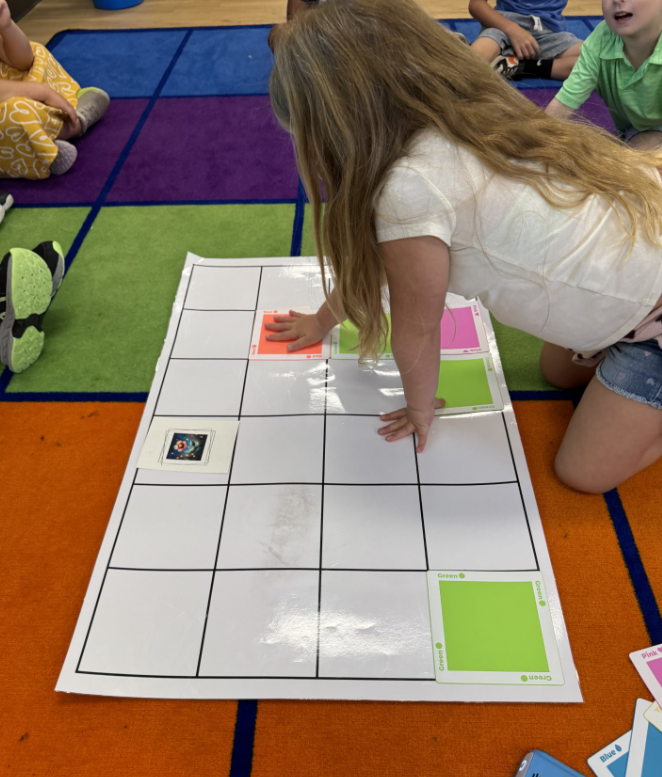 BrevardEdTech's tweet image. Viera Elementary Kindergarten Math Enrichment in Ms. Hasker's class used the Sphero indi cars to "drive" to the correct answer using color coding mats. The students have been studying measurement and put their knowledge skills to good use and had a blast doing it! #brevardedtech