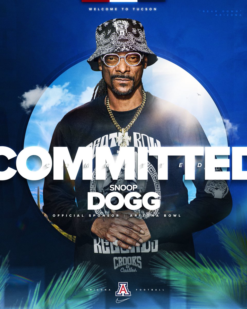 Welcome to Tucson @SnoopDogg 🐻⬇️