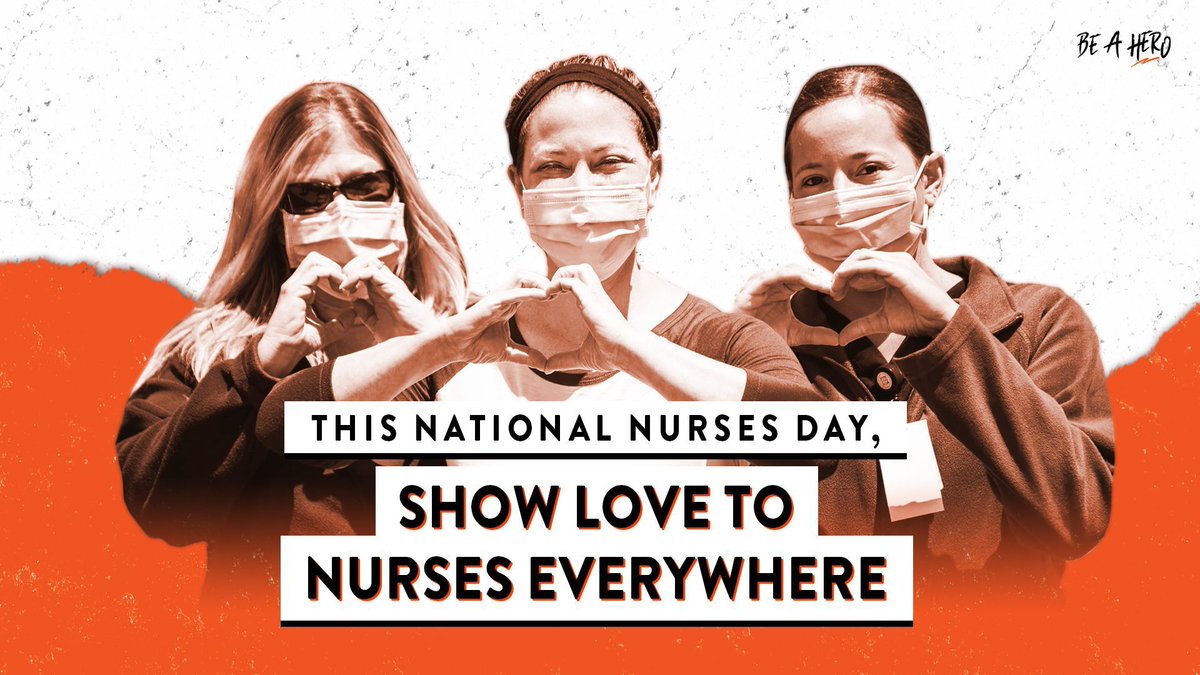 It’s National Nurses Day! 😍 We’re so unbelievably grateful to the nurses who make care possible for countless people. Your work is so important–we see you! @NationalNurses Show a nurse some love today! #NationalNursesDay