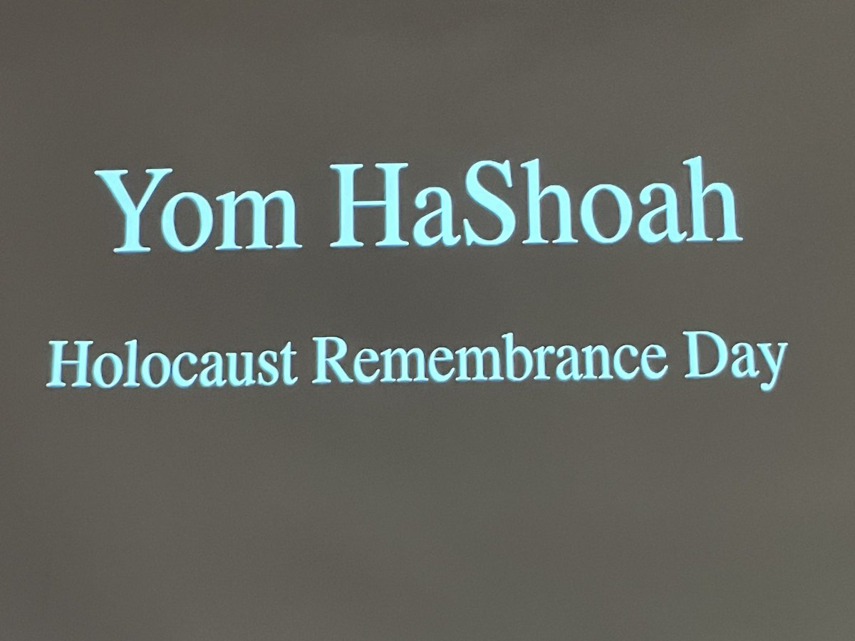 An honour to attend Holocaust Remembrance Day @foresthillci in recognition of Jewish Heritage Month. The auditorium was full & silent, as 5 students brilliantly shared their direct personal family tributes to the those who survived, and those who perished. #YomHaShoah2024 #TDSB