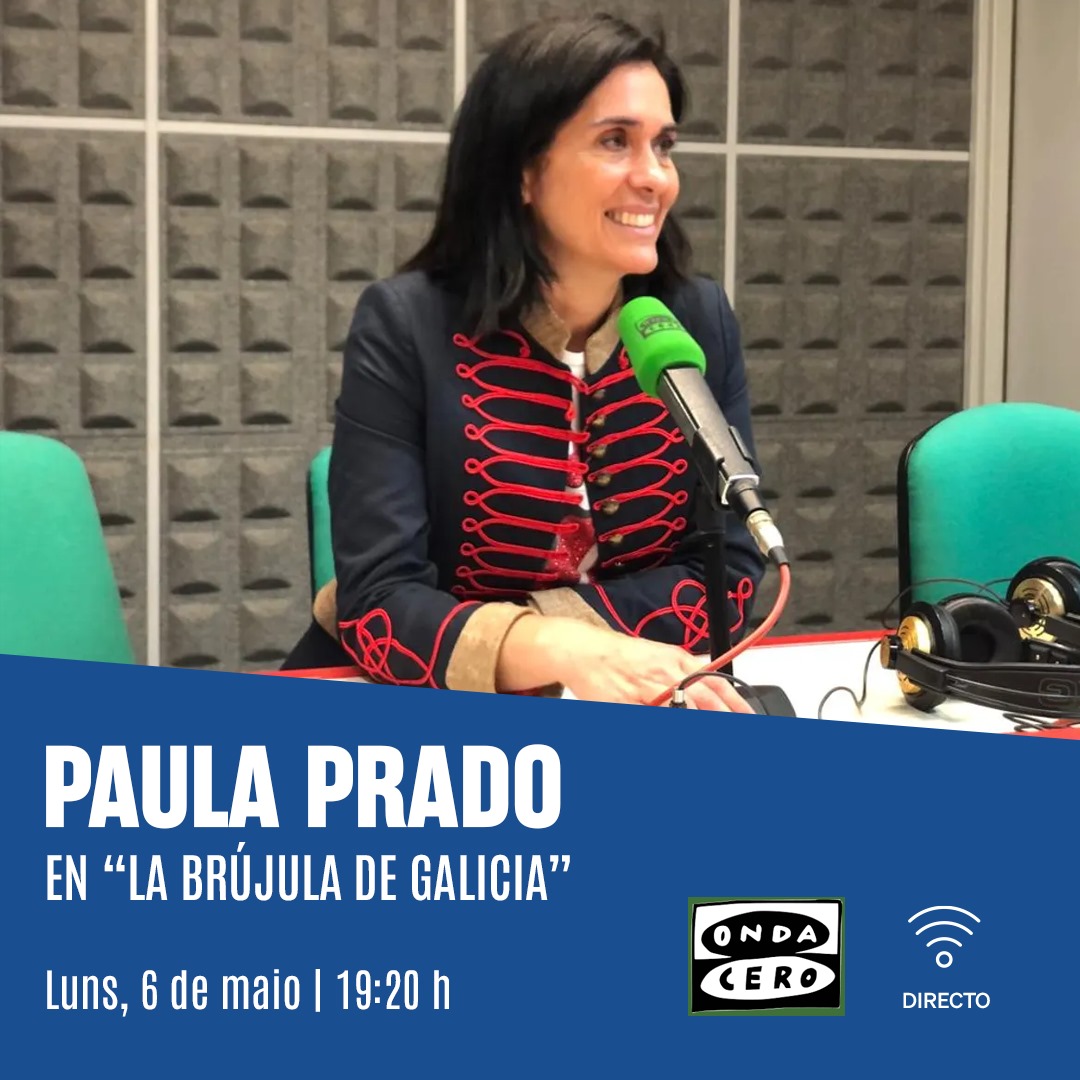 🎙️ Entrevista coa secretaria xeral, @paulapra2, en @BrujulaGalicia. Síguea en directo, a partir das 19:20 h, en ondacero.es/emisoras/galic…