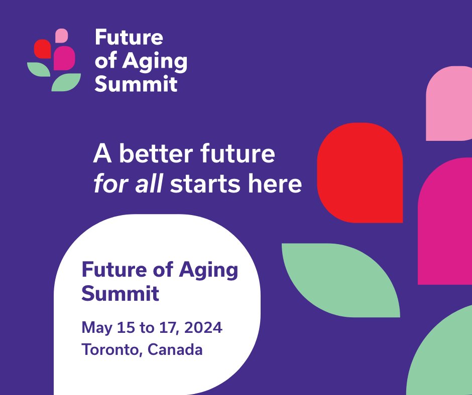 Join the #FutureOfAging Summit by @rto_ero May 15-17 in Toronto! Learn groundbreaking ways to enhance #Senior living with international experts. Also, keynotes, films, & more. Secure your spot today for an age-friendly future! agingsummit.rtoero.ca #FutureAgingSummit #Aging