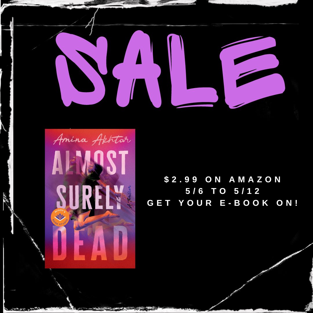 Just in time for AAPI month—ALMOST SURELY DEAD is on sale! amazon.com/gp/aw/d/B0C958…