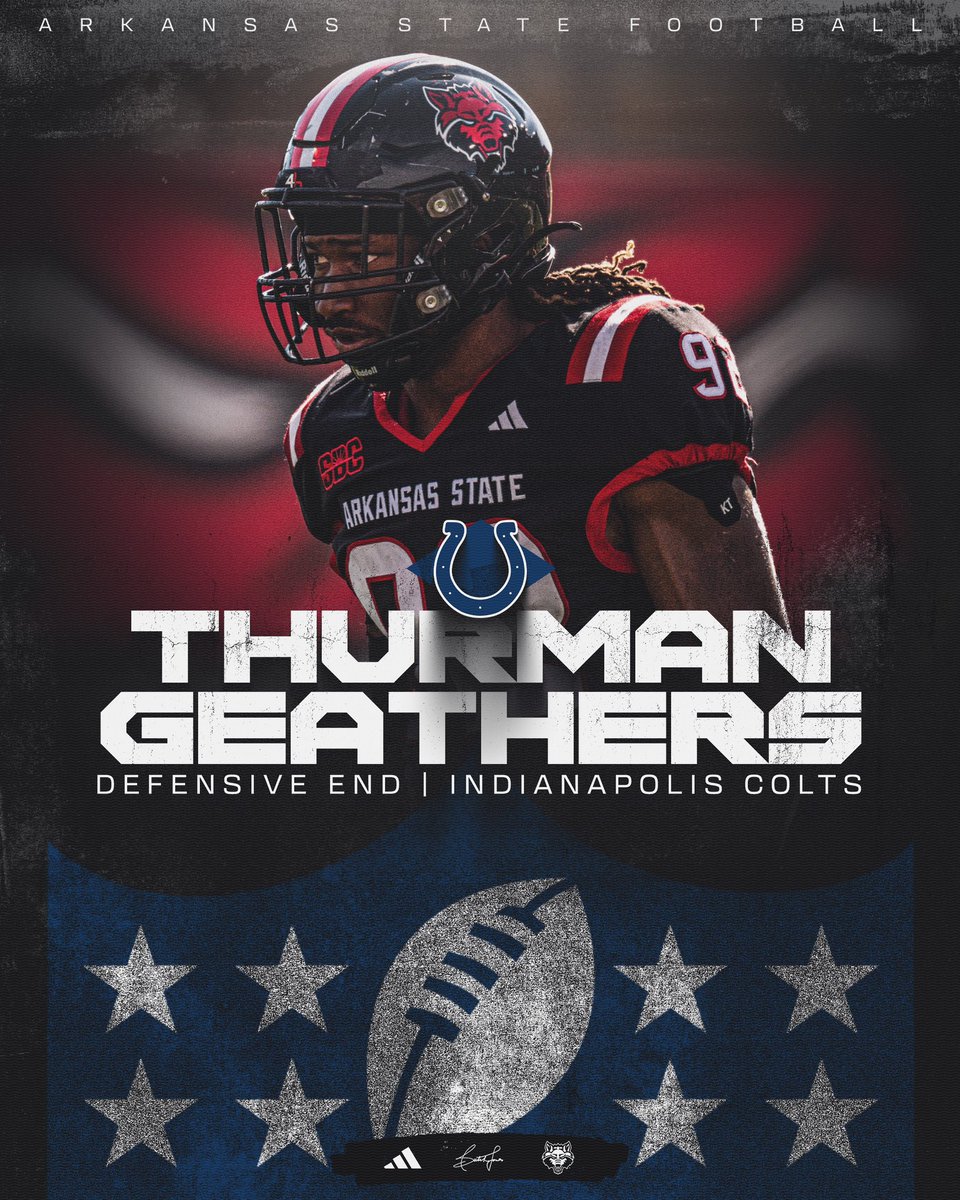Thurman Geathers ➡️ @colts #WolvesUp