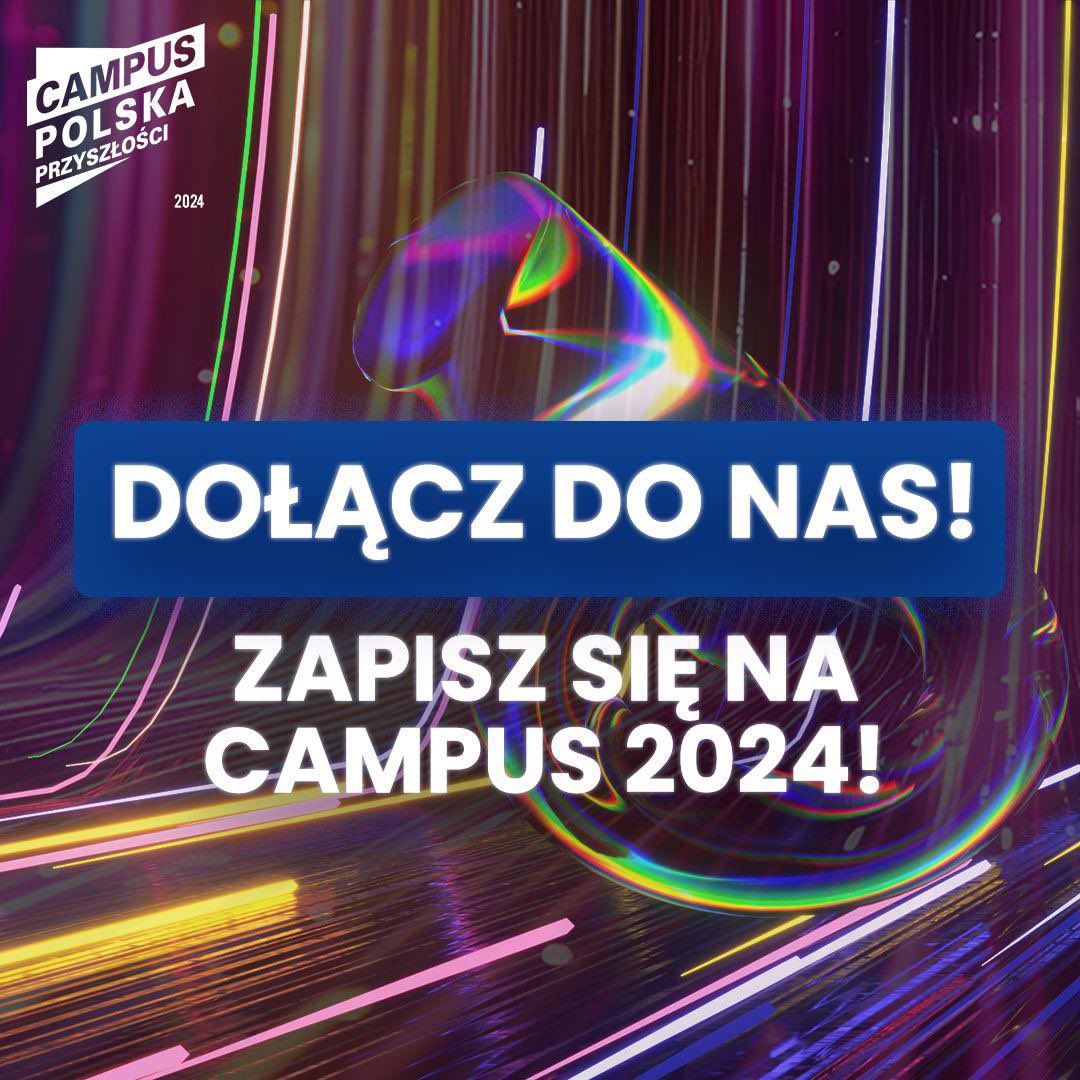 Rekrutacja na #Campus2024 cały czas trwa! Już dziś dołączcie do największego festiwalu społecznego w Europie. Zapisy trwają do 12 maja! ☺ ️