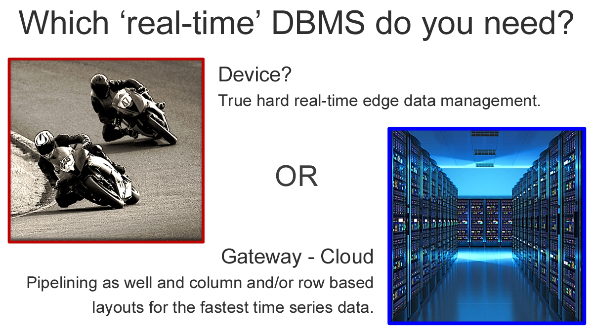 Which 'real-time' DBMS do you need? Hard real-time? HPC with the lowest possible latency? Edge to connect the two? Learn more about #eXtremeDB.

mcobject.com

#RTOS #lowlatency #DBMS #iotsolutions #edgecomputing