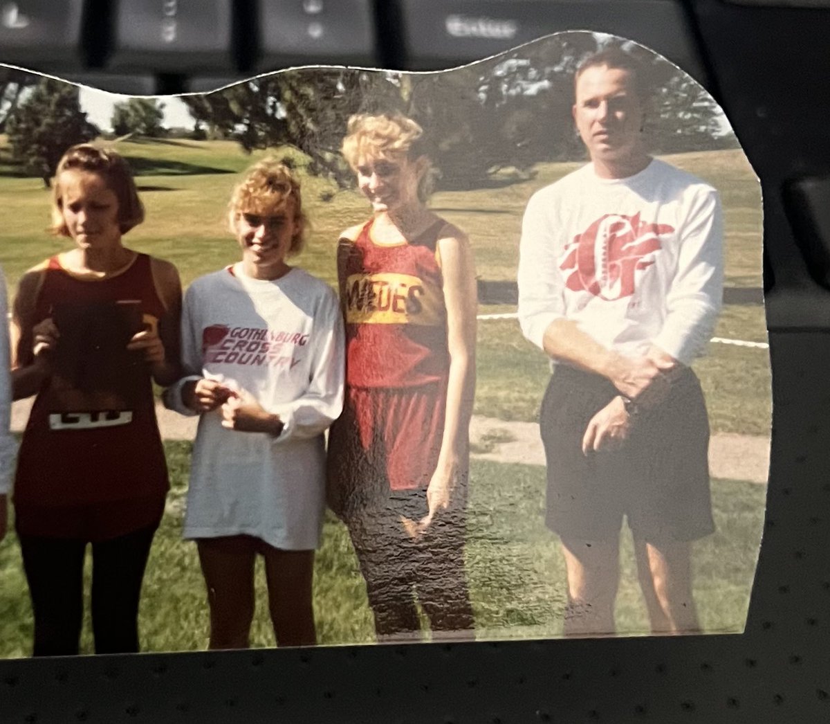 Found this old XC pic from 1989 or 90. The girls on both sides of me were from Brady, a tiny town that didn’t have a team & got to be on ours in Gothenburg. There have been choices for kids in public schools for so long! #ILovePublicSchools #NeLeg @GBurgSwedes