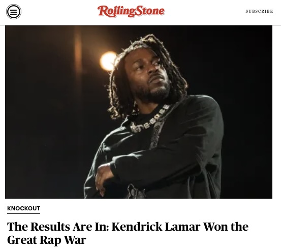 “Overall, Kendrick’s shots hit harder.”

🔗 rollingstone.com/music/music-fe…