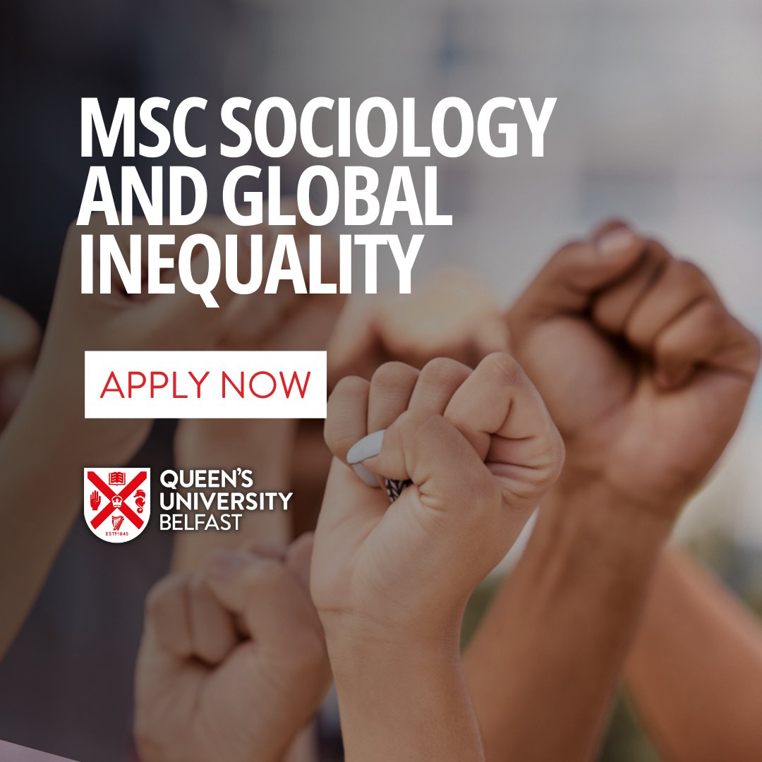 Wanting to study sociology at master level? Time to apply! The sociology team is launching its brand new MSc on Global Inequality and can't wait to welcome the new cohort of students.