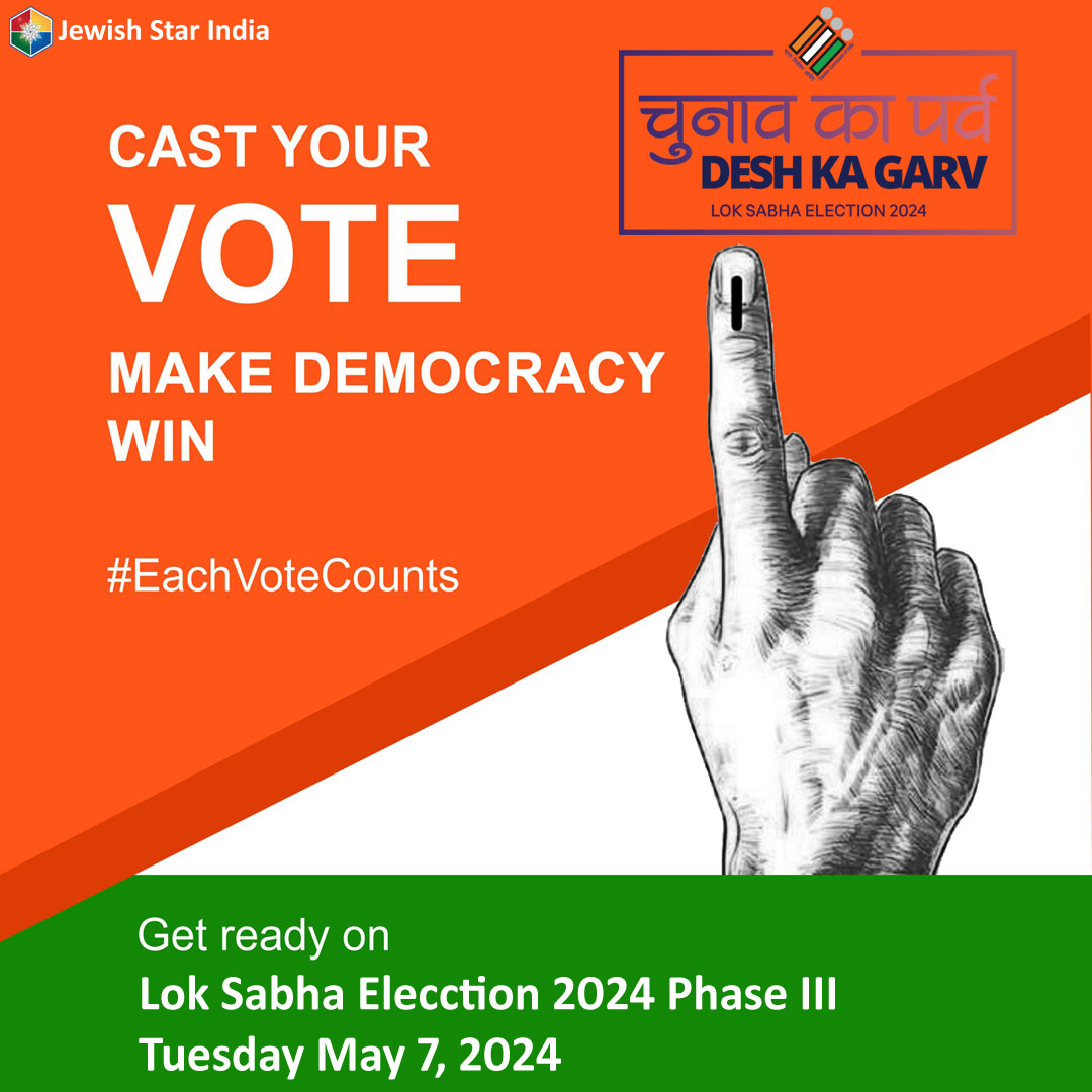 Make your voice count! Vote on Lok Sabha Election 2024 Phase III on 7th May. Every vote matters! 🗳️ #LokSabhaElections2024 #Phase3 #YourVoteYourVoice #IndiaVotes #DemocracyAtWork #GoVote #ElectionDay #EveryVoteCounts #CivicDuty #GetOutAndVote