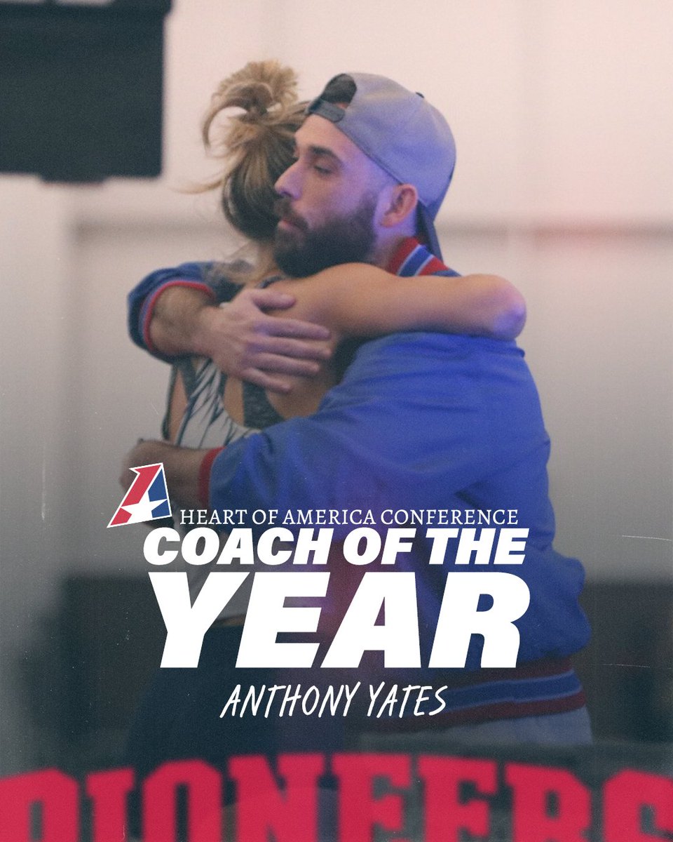 🏃‍♀️ Congrats Anthony Yates, named Women’s Outdoor Track & Field @HeartSportsNews Coach of the Year! #FearTheNeer