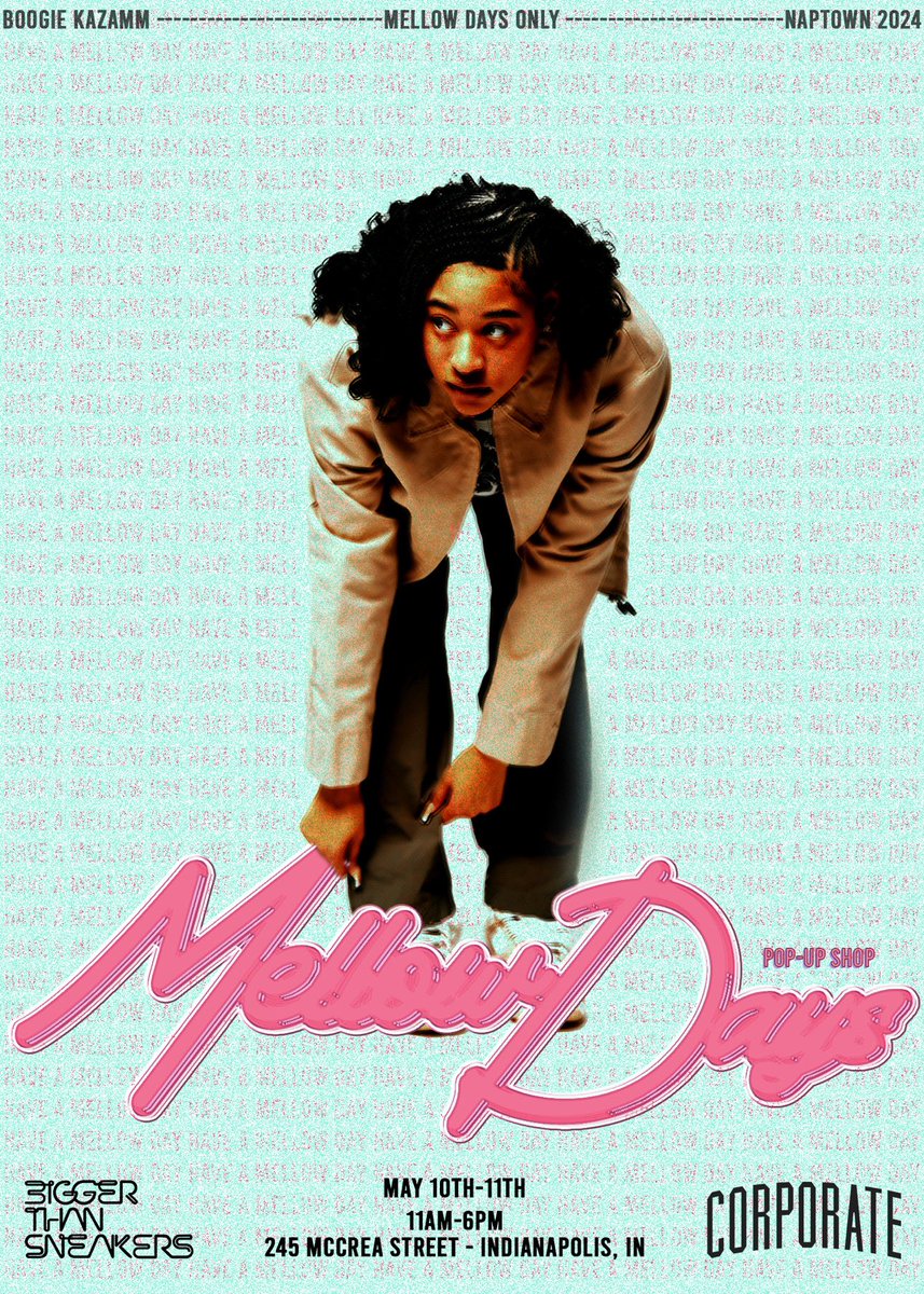 BoogieKaZamm's tweet photo. See yall this weekend! @mellowdaysonly https://t.co/IG0fenYBNT