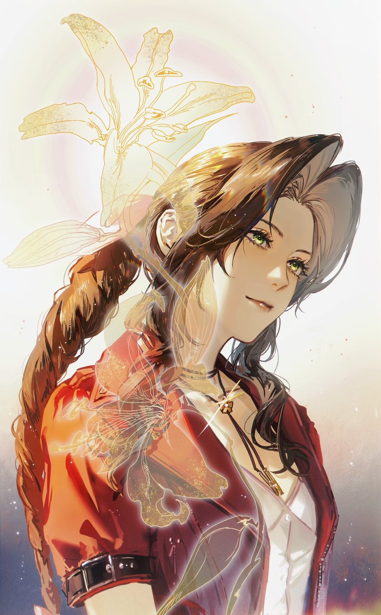 好久没画这么暖的

#FF7 #エアリス
