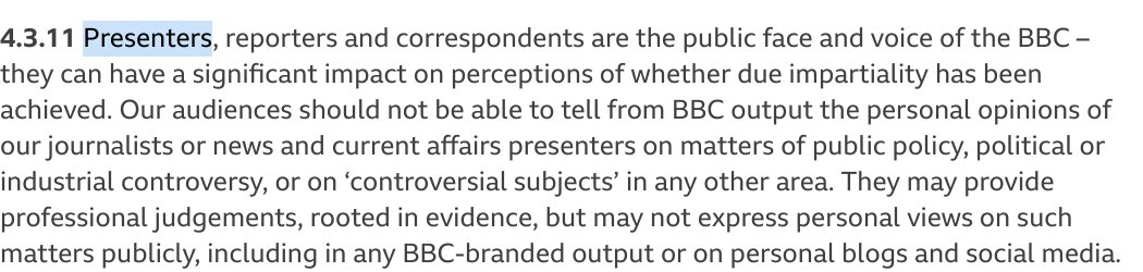 @TedUrchin @keirstarmer @BBCNews @bbclaurak Yep. She's broken the BBC Code of Impartiality. @ChrisMasonBBC what are you going to do?