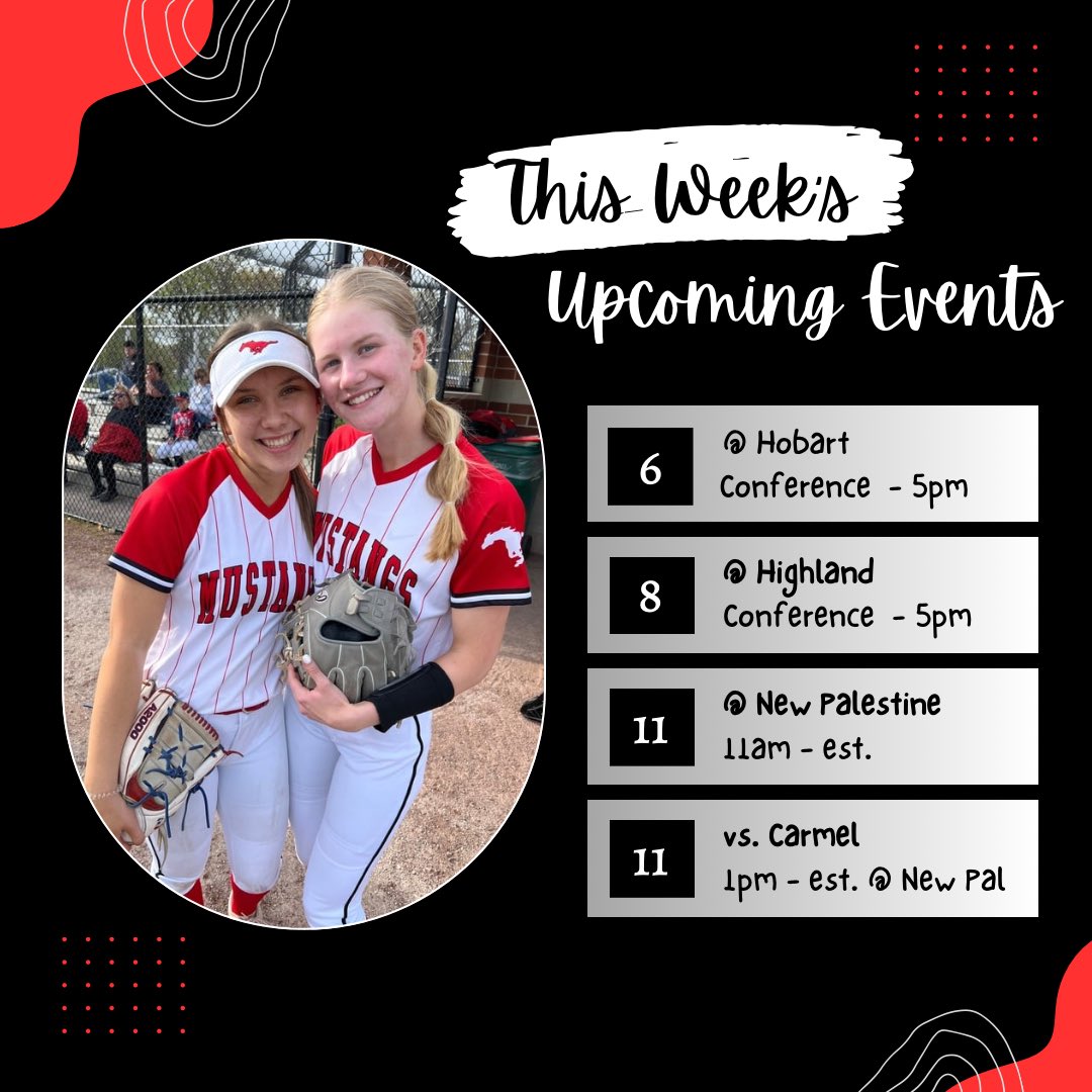 Mustangs are on the road all week with a great line up of games! 🚌 <a href="/Munster_Sports/">MHS Athletics</a>