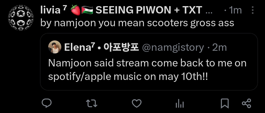 This is such a weird thing to say like they just hate joon