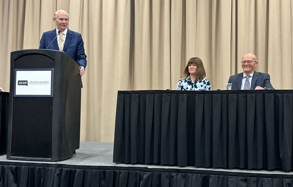 DaleGRenlund's tweet image. I had the opportunity to speak at a conference of the Utah Coalition Against Pornography (UCAP) at the Salt Palace in Salt Lake City, Utah on Saturday, May 4th.
UCAP brings together people of diverse backgrounds and experiences to help those affected by pornography. I…