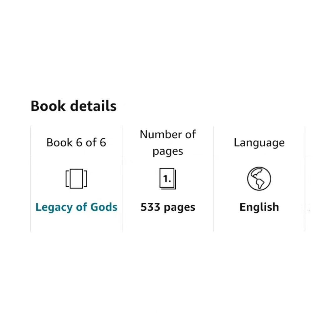 🚨I 𝐆𝐎𝐃 𝐎𝐅 𝐖𝐀𝐑

We already have the cover of GOWar on Amazon. According to Amazon GOWar will have 533 pages, making it the book with the most pages in the Legacy Of Gods series. 

NARRATORS REVEAL: MAY 13

RELEASE DATE: JUNE 13

#RinaKent #EliKing #AvaNash #GodOfWar