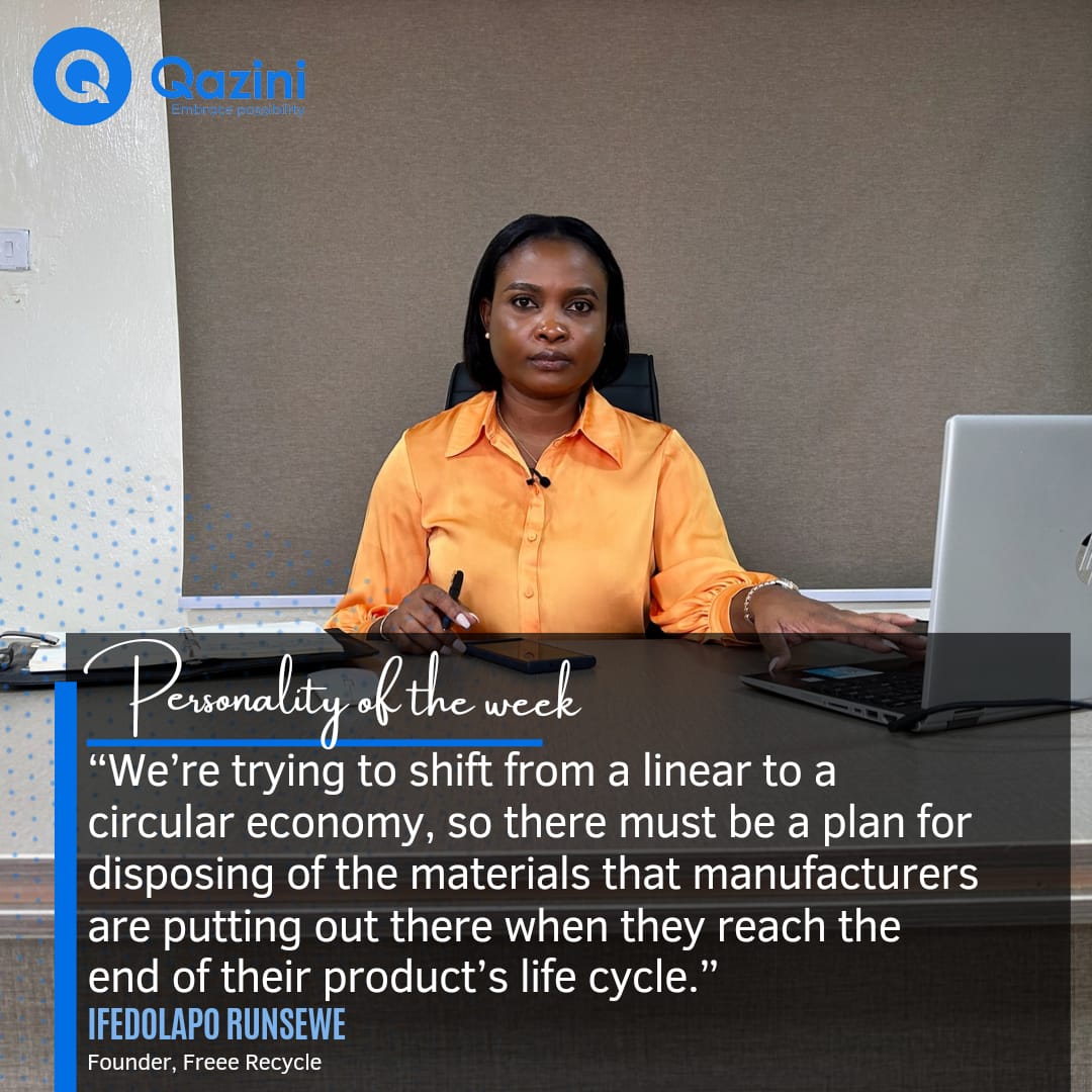 Ifedolapo Runsewe is promoting a “circular” approach to industrial growth and growing her rubber recycling operation at the same time. Her personal journey offers life lessons, too.

Read the full article on qazini.com/ifedolapo-runs…

#greeneconomy #recycling #qazini