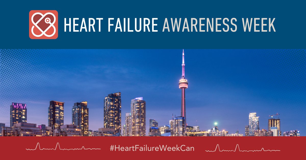 Toronto, Ottawa and Vancouver with be lighting up landmarks in red in honour of Heart Failure Awareness Week. - Monday, May 6: CN Tower, BC Place Stadium and Ottawa’s ByWard Market - Tuesday, May 7: Canada Place Sails of Light and Science World, Vancouver