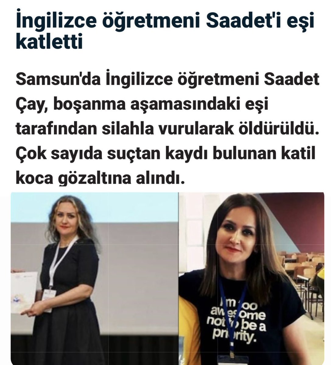 Kadın cinayetleri politiktir.
#KadınaŞiddeteHayır