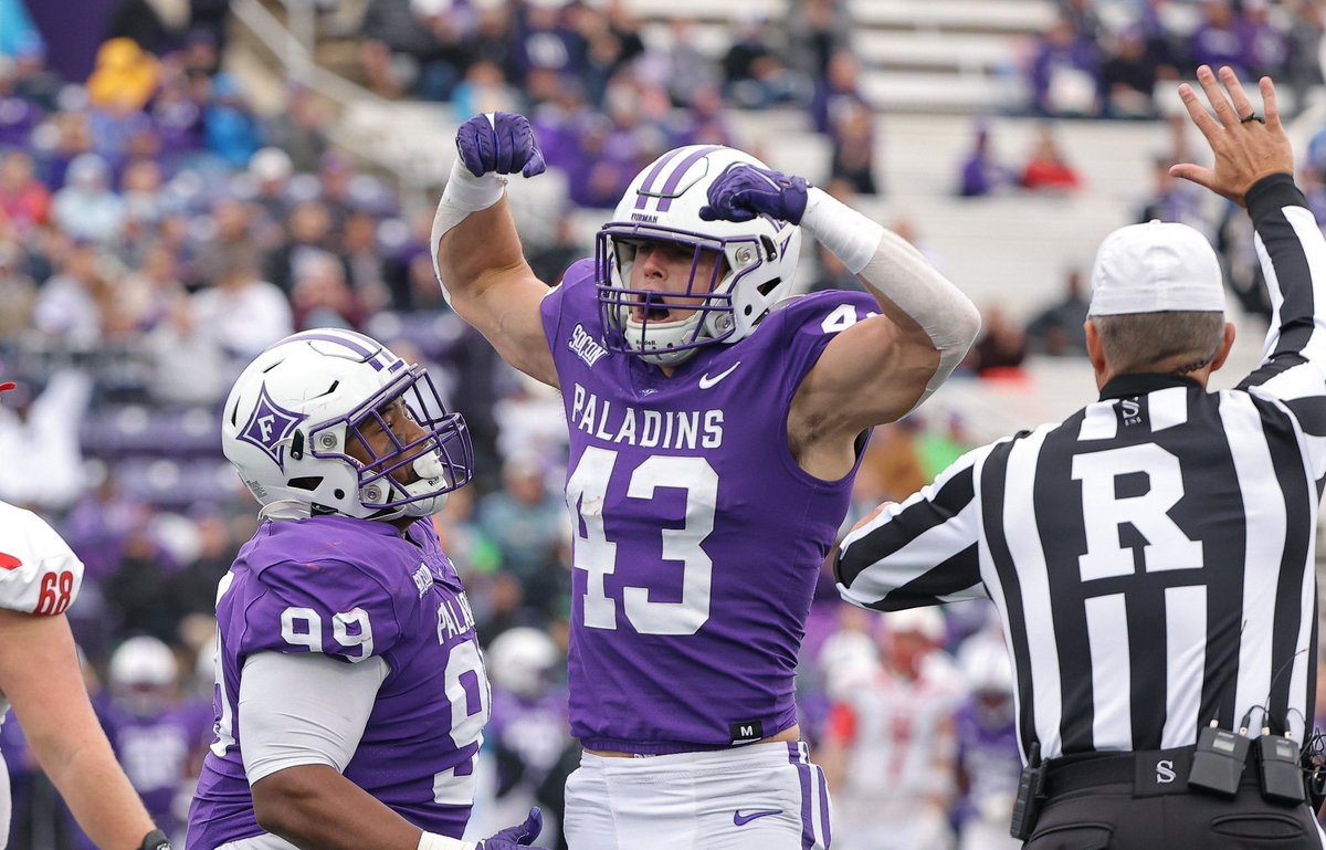 After a great visit from @Coach_DVaughn I am blessed to receive an offer from @PaladinFootball! @FUCoachHendrix @CoachKLewDL @wcsphscr @BielBryce @pagefootball @wcsCOAthletics @d1highlights @cspulliam