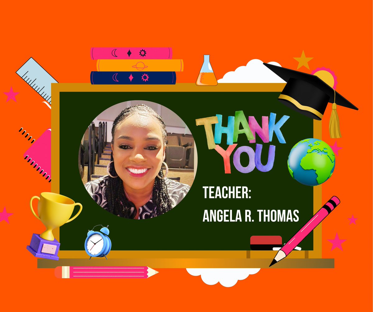 Happy Teacher Appreciation Week! 🎉🍎 Angela R. Thomas, thank you for your dedication, hard work, and unwavering commitment to shaping the future generation.
#EtaAlphaPi2015 #TheBibleBasedSorority #teacherappreciation #teachersofinstagram #teacherlife #teacher #teachers #teachers