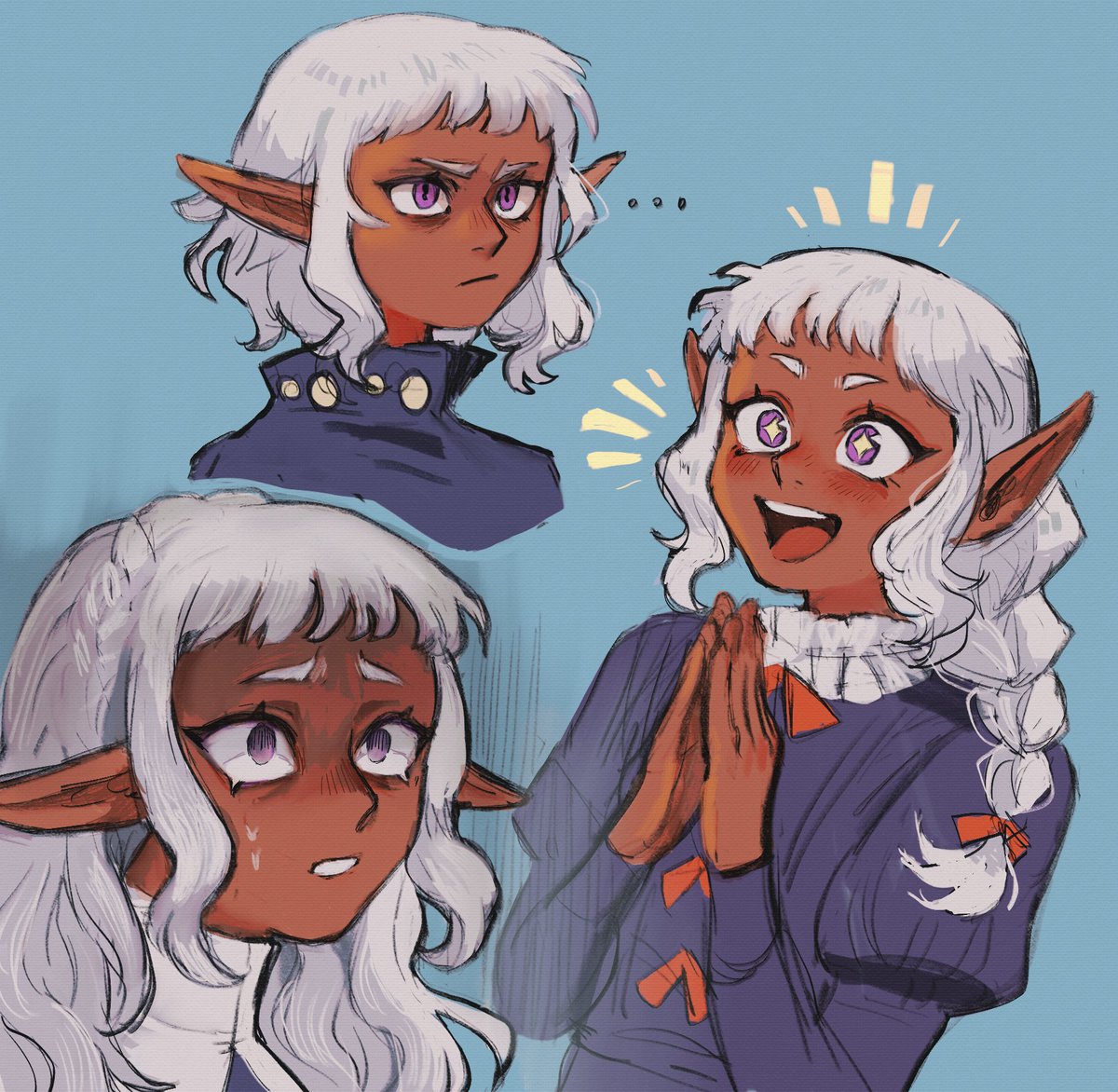 the many faces of the lunatic magician #thistle #dungeonmeshi