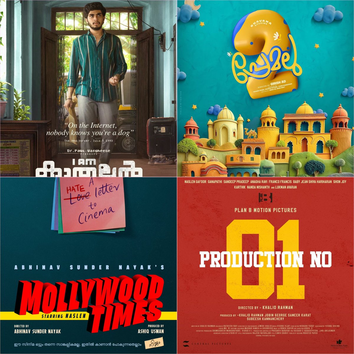 #Naslen Lineups

#IAmKadhalan (June Release)
#Premalu2 
#MollywoodTimes 
Movie with #KhalidRahman 

Promising Star 💥