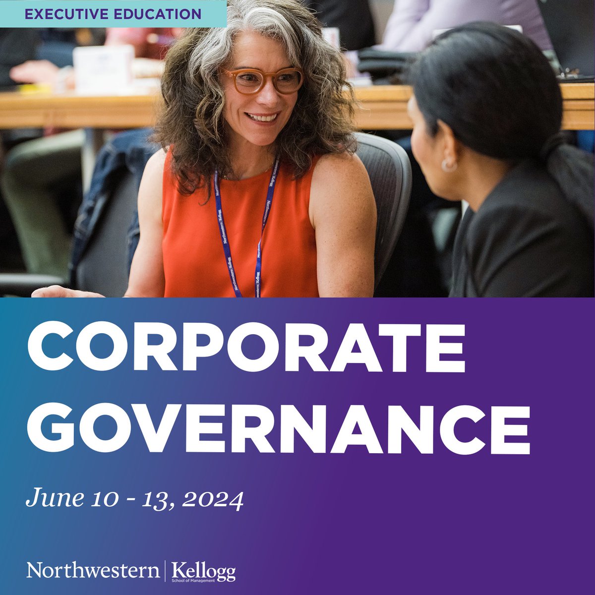 Unleash your potential as an influential board member with our Corporate Governance program. Led by top faculty, discover insights into navigating day-to-day complexities of the role & driving value creation for the organization. Join us in Evanston: kell.gg/tdirector