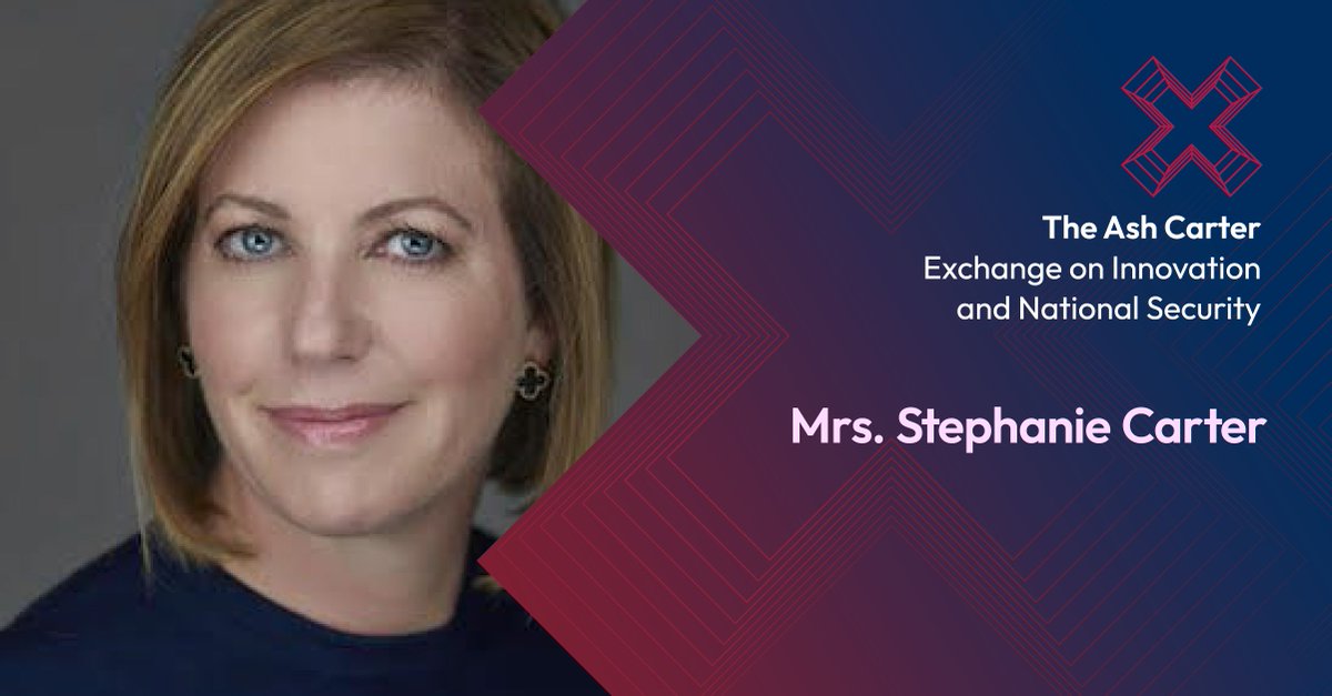 Hear from Mrs. Stephanie Carter, co-host of the Ash Carter Exchange, at the upcoming #CarterExchange24! 

Visit bit.ly/4d5Kdt7 to get the details on panels, speakers, and more!
 
#CarterExchange24 #SCSPTech #EmergingTech